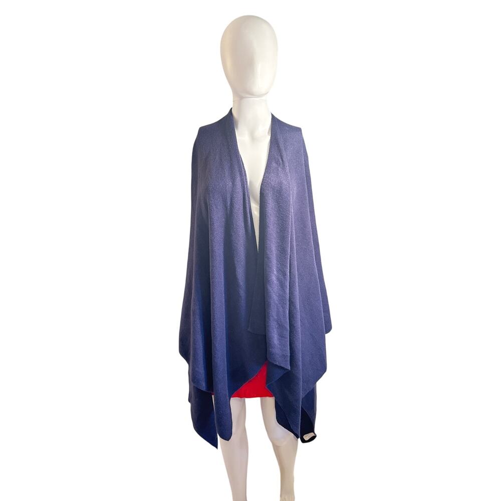 Coco + Carmen Long Knit Ruana Wrap Acrylic 38